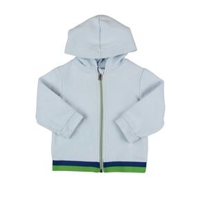 Jacadi Baby Zip Up Blue and Green Hoodie - 6 months